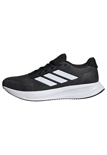 Adidas Women's Run Falcon 5, Black/White/Black, 9