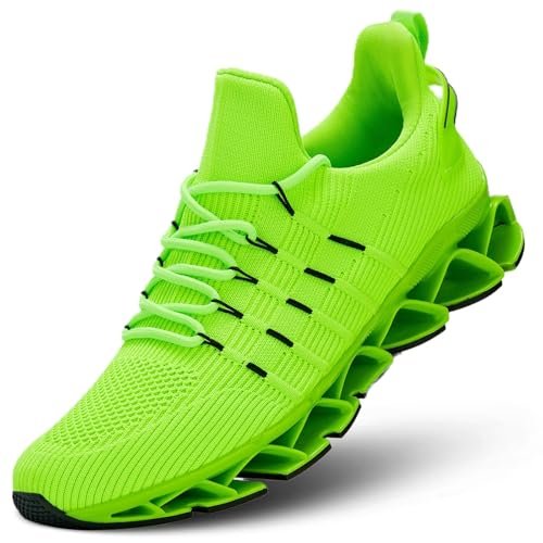 Mens Slip on Walking Running Shoes Blade Tennis Sneakers