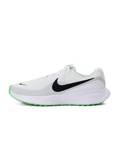 Nike Men's Revolution 8 Road Running Shoes, White/Black,...