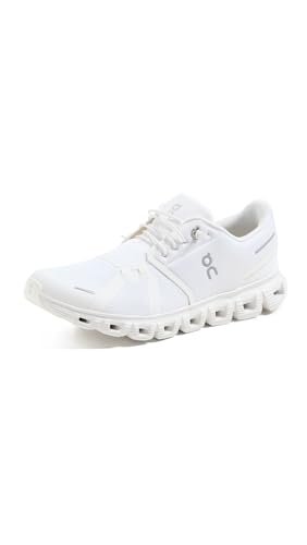 On Women's Cloud 6 Sneakers, White, 6.5 Medium US