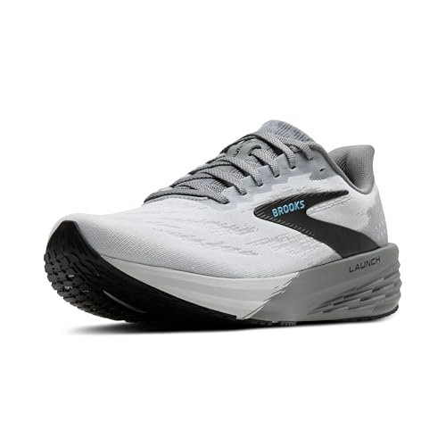 Brooks Men’s Launch 11 Neutral Running Shoe in Oyster Gray