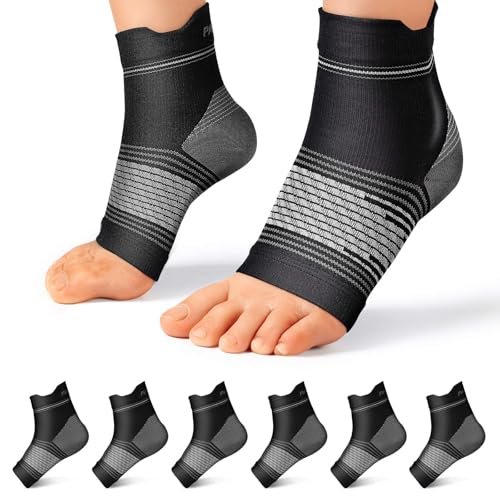6 Pairs Plantar Fasciitis Socks for Men and Women