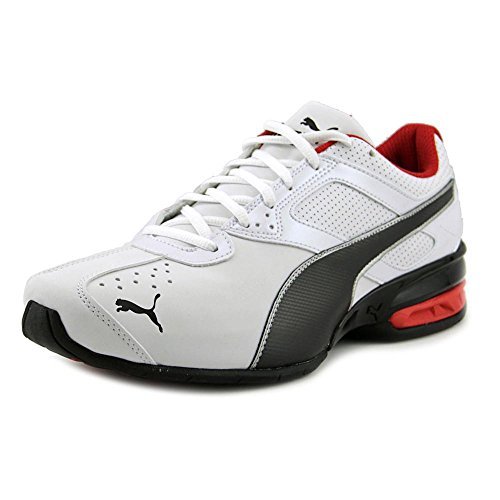PUMA Men's Tazon 6 FM Shoes, PUMA White/Silver, 10 M