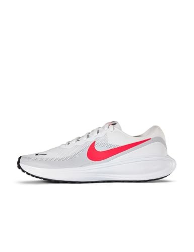 Nike Men's Revolution 8 Road Running Shoes, White/Crimson