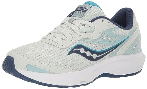 Saucony Women's Cohesion 16 Sneaker, Mist/Indigo, 8