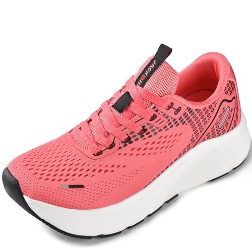 JACKSHIBO Wide Toe Box Shoes Women Arch Support Sneakers
