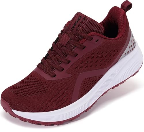 BRONAX Womens Wide Toe Box Road Running Shoes