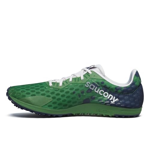 Saucony Men's Kilkenny XC9 Spike Sneaker, Juniper/White, 10