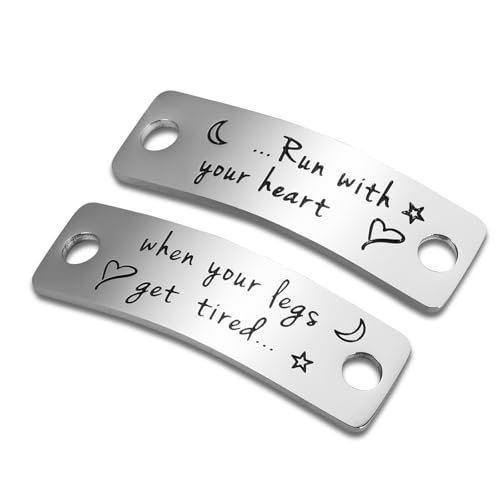 Running Shoe Tags Marathon Metal Bar Gifts with...