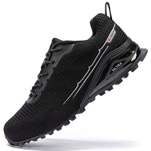 Kricely Men's Trail Running Shoes Fashion Hiking Non-Slip...