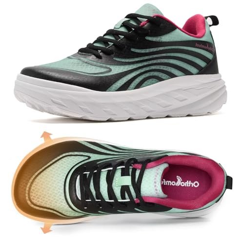 Women's Orthopedic Diabetic Wide Walking Shoes: Arch...