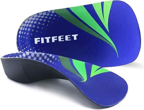 RooRuns FitFeet Orthotic Inserts 3/4 Length, High Arch...