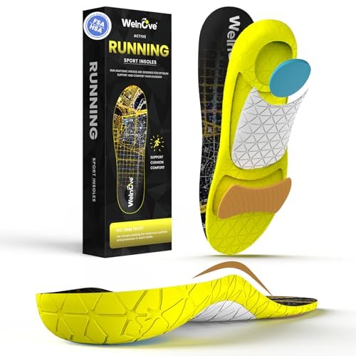 Running Sports Insoles Plantar Fasciitis - Welnove Athletic...