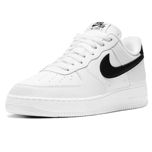 Nike Men's Air Force 1 '07Basketball Shoe, White Black