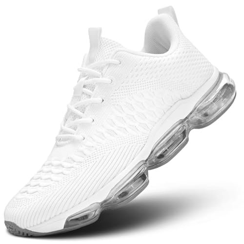 Pozvnn Mens Air Cushion Running Shoes Fashion Casual...