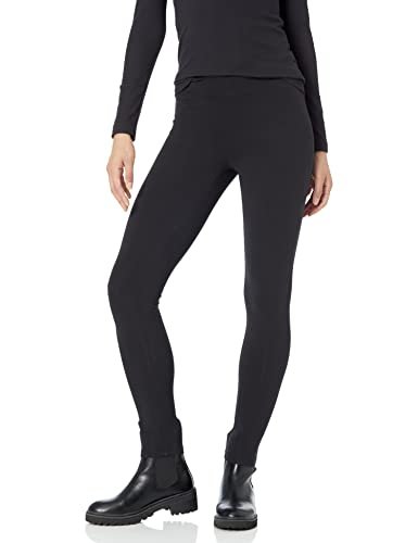 Amazon Essentials Women's Soft Leggings, Black, Small