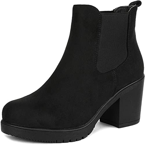 DREAM PAIRS Women's Chelsea Ankle Boots Fall Booties...