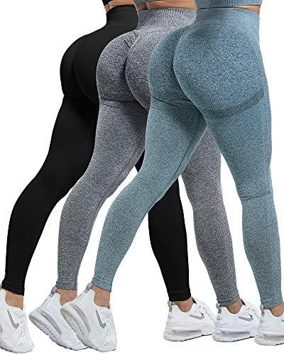 CHRLEISURE Workout Leggings Sets for Women, Gym Seamless...