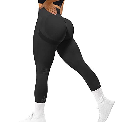 MOHUACHI Women Scrunch Butt Lifting Leggings Seamless Yoga...