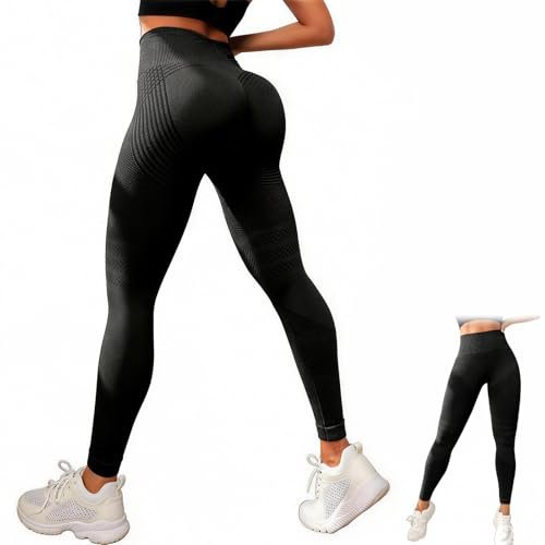 3D Compression Leggings Women, High Waist Anti Cellulite
