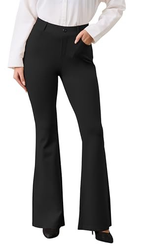 VIMPEP Flare Yoga Dress Work Pants Women with Pockets