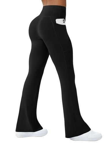 COPYLEAF Womens Yoga Pants with Pockets High Waisted