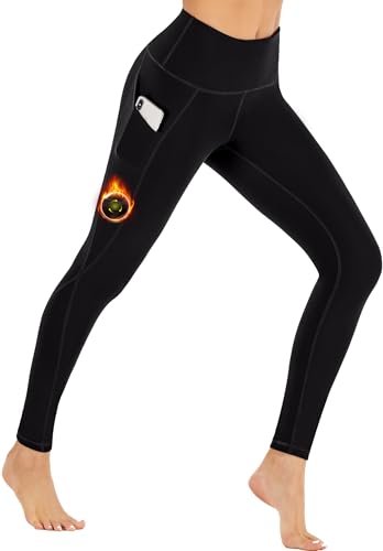Ewedoos Fleece Lined Leggings Women Thermal Leggings with...