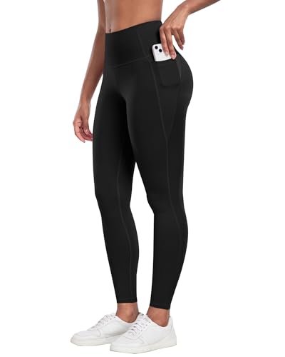 CHRLEISURE Leggings with Pockets for Women - High Waisted