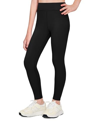Zaclotre Girls Athletic Leggings Kids High Waisted Yoga...