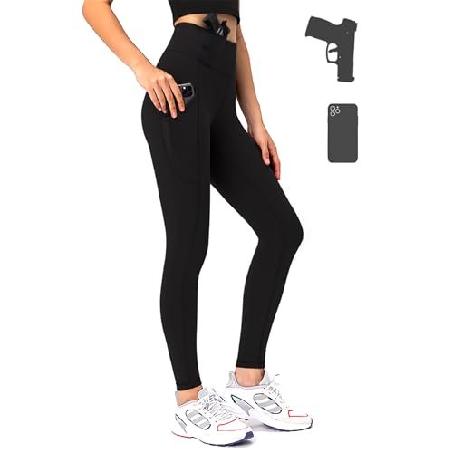 Lilcreek Women's Concealed Carry Leggings Gun Holster with...
