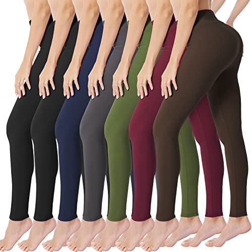 VALANDY Creamlush Women's Leggings High Waisted Tummy...