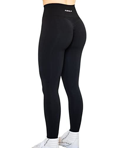 AUROLA Workout Leggings for Women Seamless Scrunch Tights