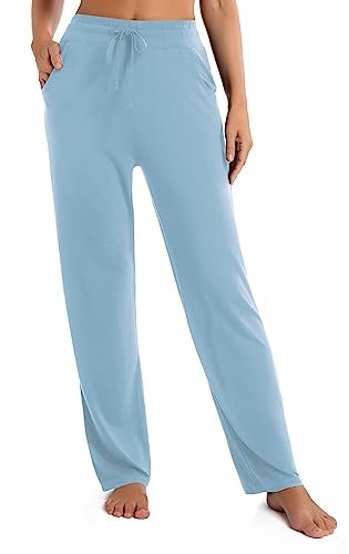 Urban CoCo Women's Straight Leg Long Pants with Pockets