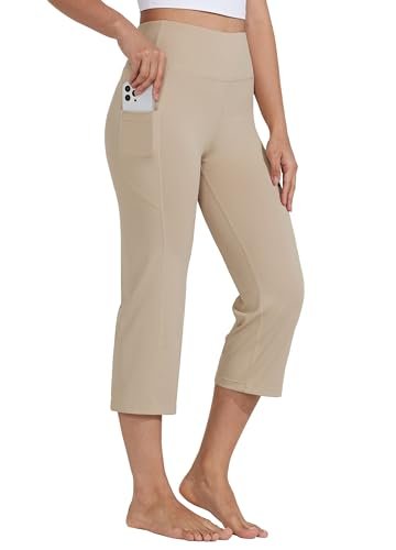 Willit Women's Yoga Capris Pants High Waist Leggings