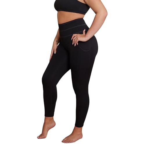 AKARA Postpartum Tummy Control Leggings for Women with...