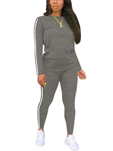 BNGPIKLY Weightlifting Legging Sets for Women 2 Piece