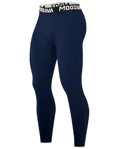 Moozava Compression Leggings for Men Football Pants Gym...