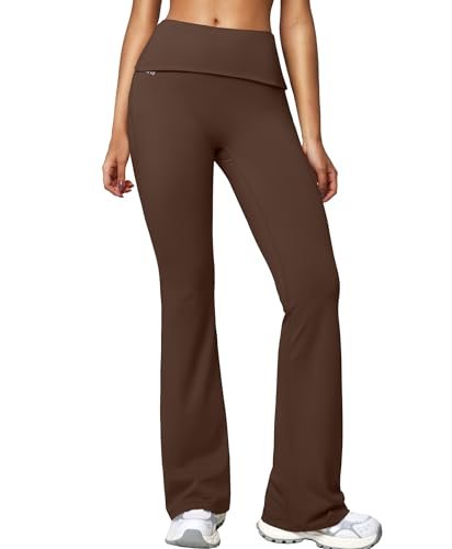 BRXL No Front Seam Fold Over Flare Leggings