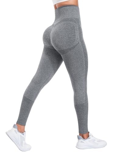 NORMOV Seamless Workout Butt Lifting Leggings - Booty...