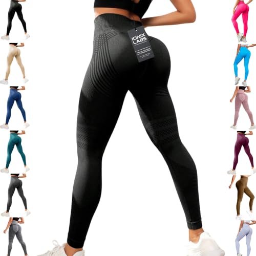 3D Leggings Compression, Women‘s High Waisted Compression...