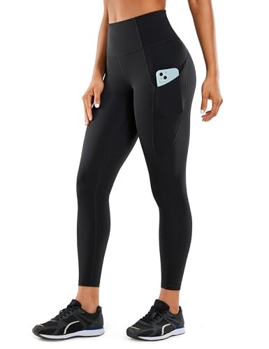 CRZ YOGA Naked Feeling Leggings Pockets 25'' Black Large