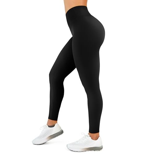 High Waisted Leggings for Women - No Front Seam