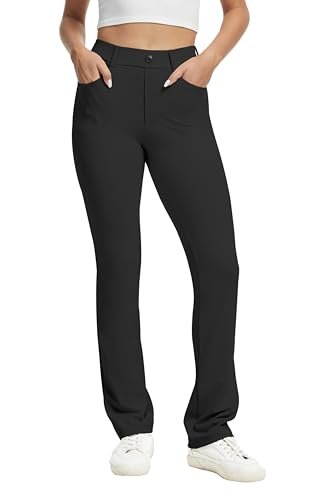 VIMPEP Yoga Pants Women Straight Leg Pants with Pockets