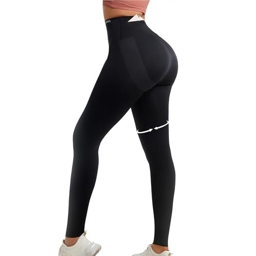 Curvphilo Women's Compression Leggings Butt Lifting Work Out