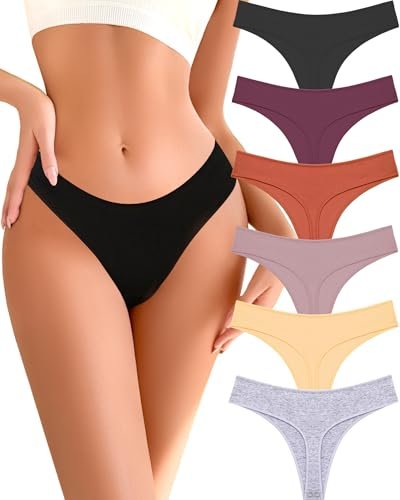 READY TO LOVE Cotton Underwear for Women Pack of Thongs