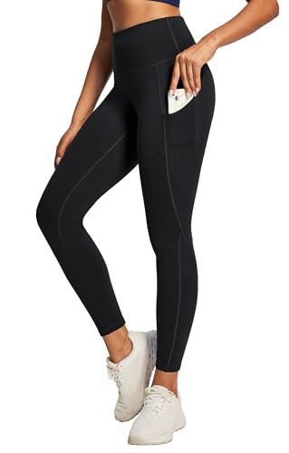 Ewedoos Leggings with Pockets for Women High Waisted Yoga...