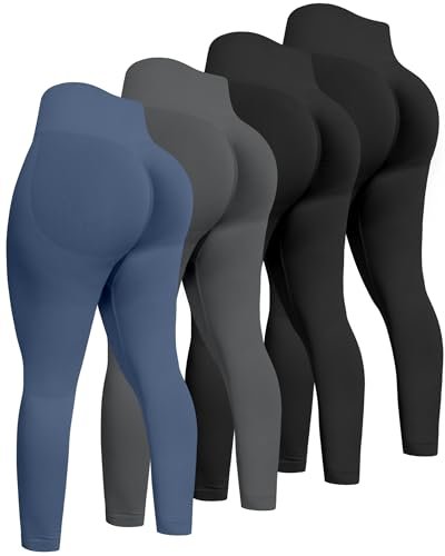 ATHVOTAR Workout Gym Leggings Women, High Waisted Seamless...