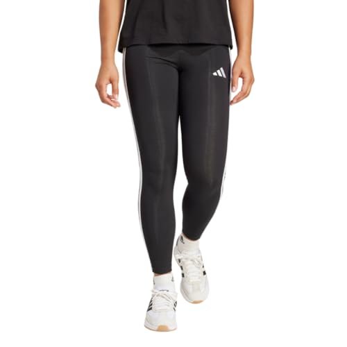 Adidas Womens 3-Stripes Single Jersey Sportswear Leggings,...
